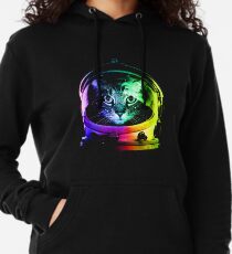 Astronaut Katze Leichter Hoodie