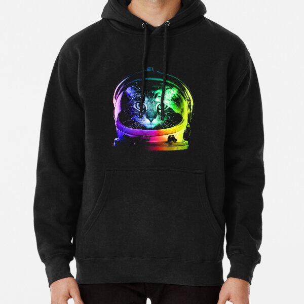 Astronaut Cat Pullover Hoodie