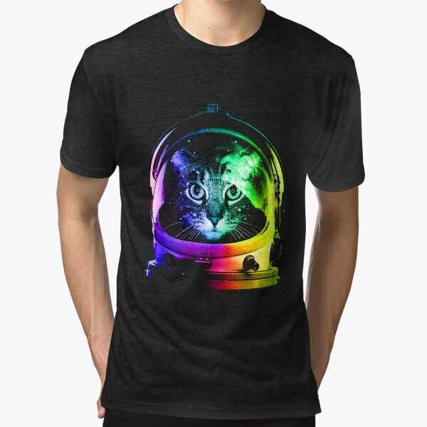 Astronaut Cat Vintage T-Shirt