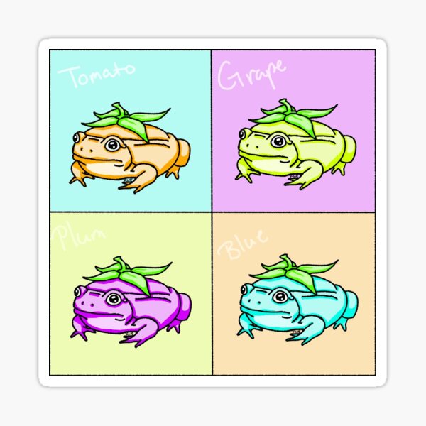 Tiny Frog Art Stickers – Milky Tomato