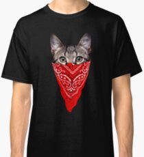 Gangster Cat Classic T-Shirt