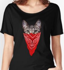 Gangster Cat Women's Relaxed Fit T-Shirt