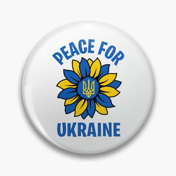 Item preview, PEACE FOR UKRAINE SLAVA UKRAINI PROTEST PUTIN PROTEST RUSSIA  designed and sold by DoodlrMob.