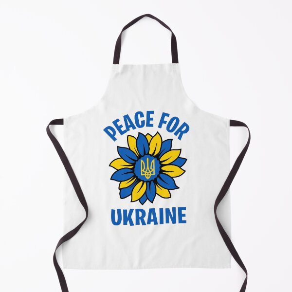 Aperçu de l'œuvre PAIX POUR L'UKRAINE SLAVA UKRAINI PROTEST POUTINE PROTEST RUSSIA créée et vendue par DoodlrMob.