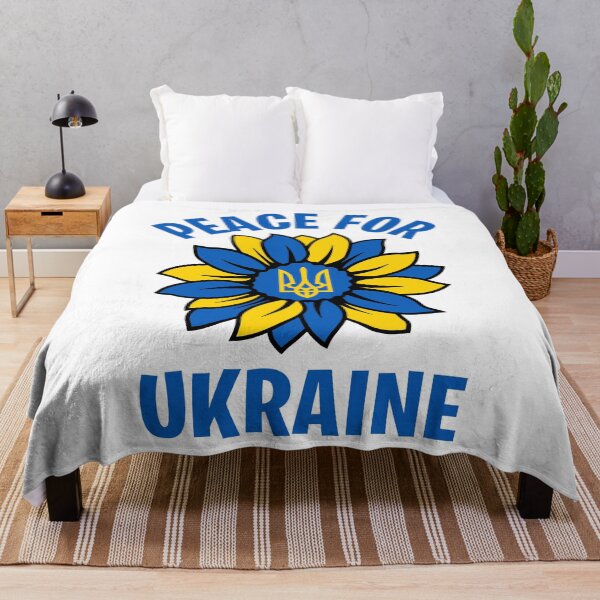 Item preview, PEACE FOR UKRAINE SLAVA UKRAINI PROTEST PUTIN PROTEST RUSSIA designed and sold by DoodlrMob.