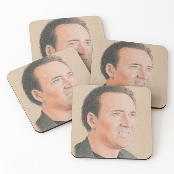 Item preview, Nicolas Cage Pencil Portrait designed and sold by SandraWarmerdam.