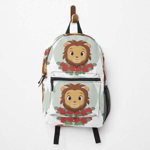 Item preview, Cute Lion head with flowers. designed and sold by Kanchan1987.