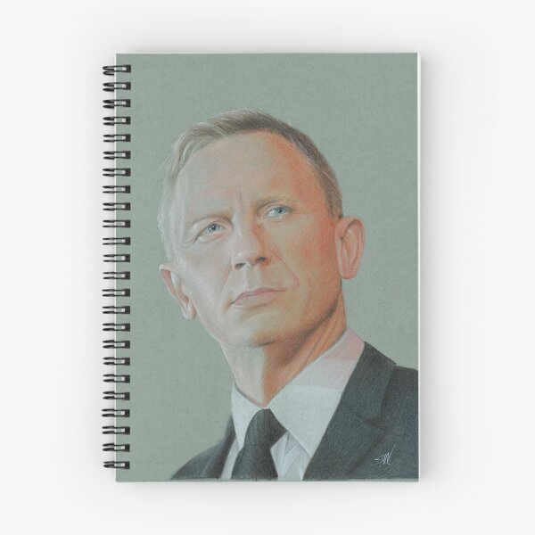 Item preview, Daniel Craig Coloured encil Portrait designed and sold by SandraWarmerdam.
