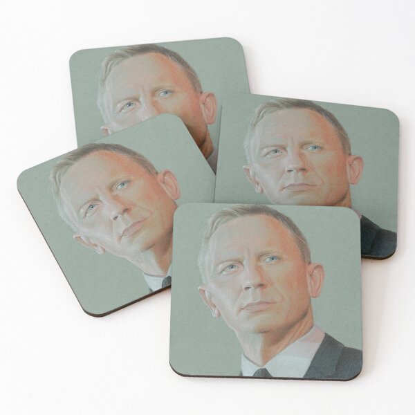 Item preview, Daniel Craig Coloured encil Portrait designed and sold by SandraWarmerdam.