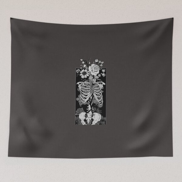 Item preview, Gothic Flower And Bones 14 Classic T-Shirt designed and sold by LeaWeidma.