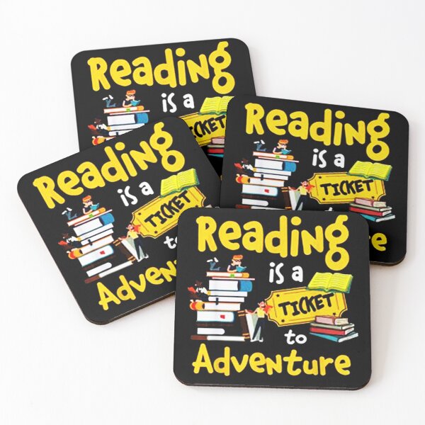 Item preview, Reading Is A Ticket To Adventure designed and sold by rizalarditama.
