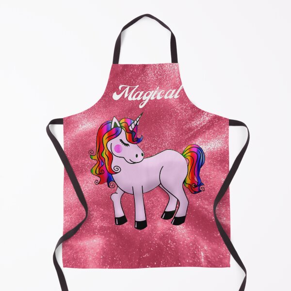 Item preview, Magical Lavender Unicorn Sparkly Pink Background designed and sold by debmund.