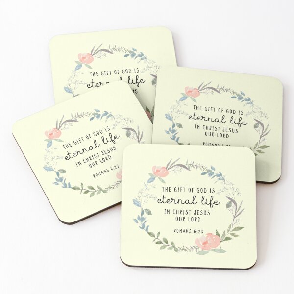 Item preview, Romans 6:23 the gift of God is eternal life in Christ Jesus our Lord. designed and sold by challengecafe.