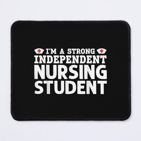 Item preview, I'm A Strong Independent Nursing Student Nursery designed and sold by brita797.
