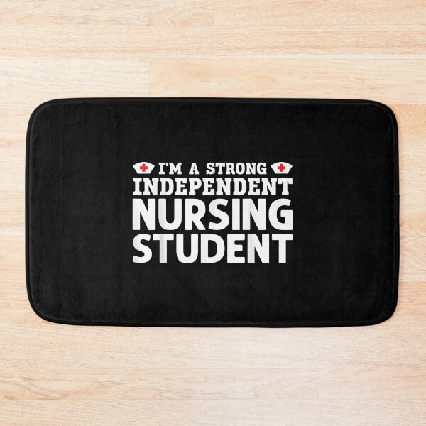 Item preview, I'm A Strong Independent Nursing Student Nursery  designed and sold by brita797.