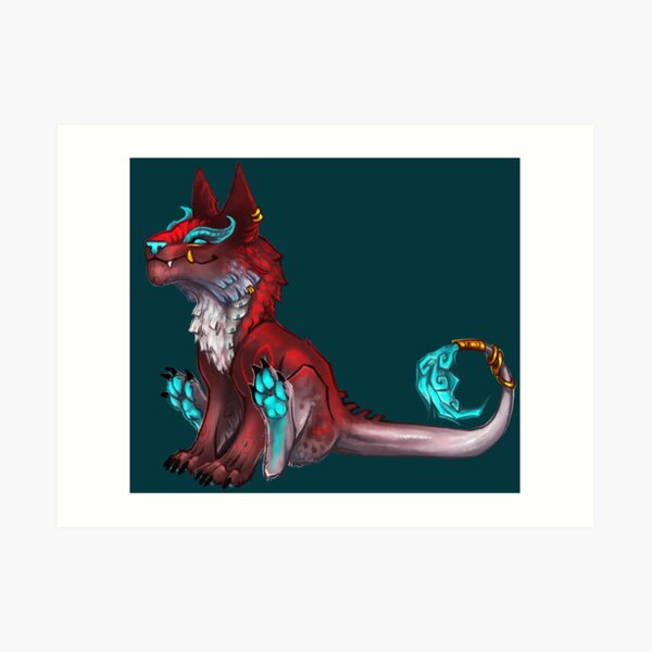 Dragon pup Art Print