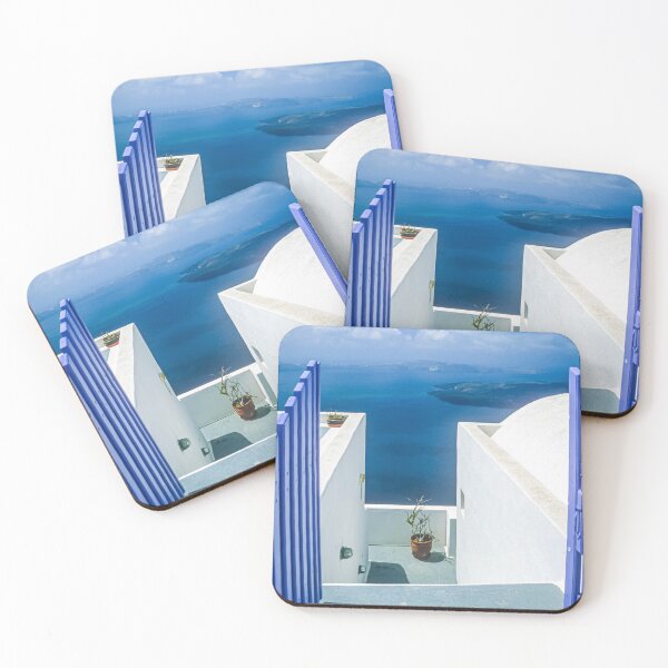 Item preview, At home in Santorini designed and sold by Sue McLeod.