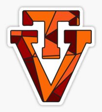 Virginia Tech Geometric Logo-1 Sticker