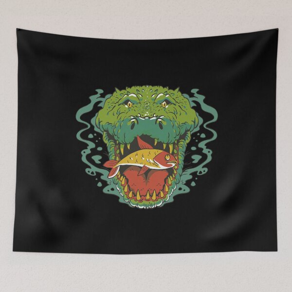 Item preview, Crocodile eats fish designed and sold by DerSenat.