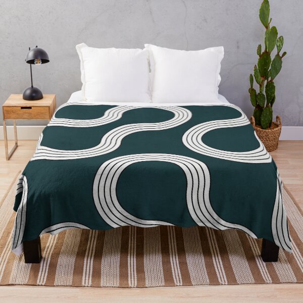 Item preview, My Favorite Geometric Patterns No.35 - Green Tinted Navy Blue designed and sold by Zoltan Ratko.