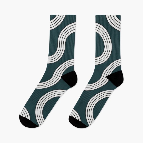 Item preview, My Favorite Geometric Patterns No.35 - Green Tinted Navy Blue designed and sold by Zoltan Ratko.