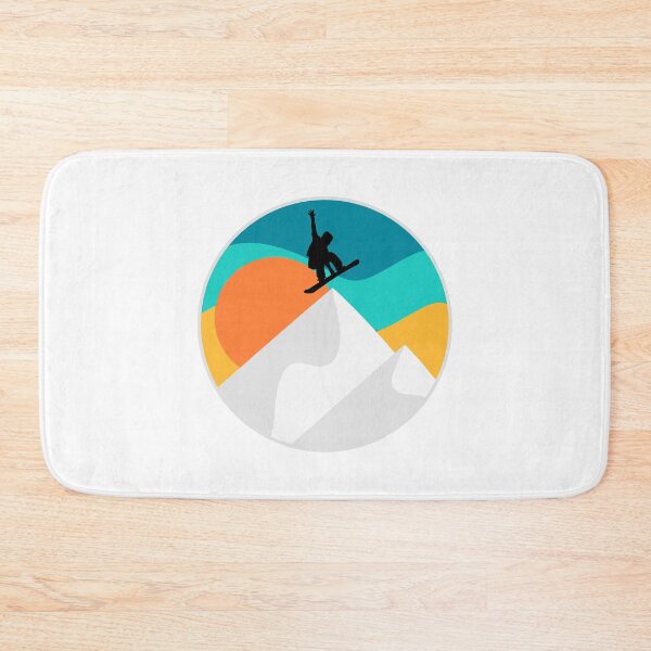 Item preview, Cool Vintage Retro Snowboarding designed and sold by mschubbybunny.
