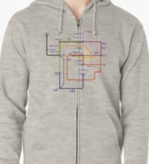 Keyless Kanto Zipped Hoodie