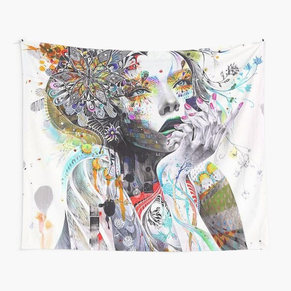 Banksy - Urban Princess Tapestry