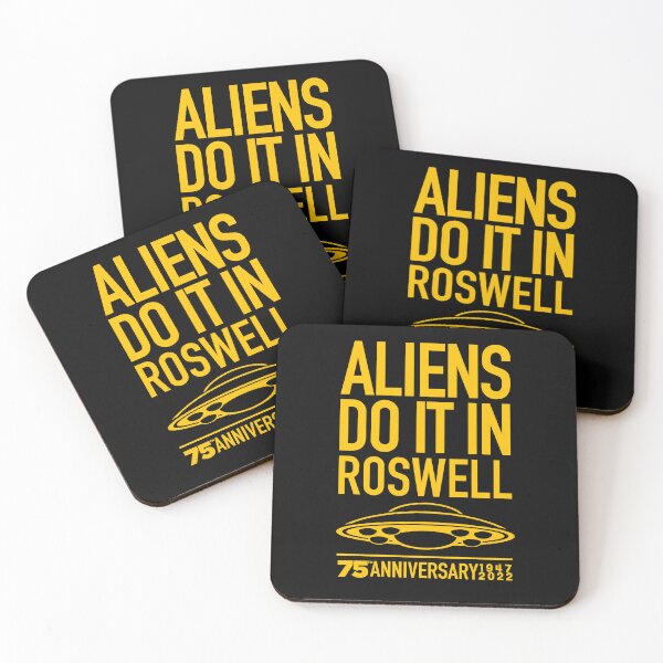 Item preview, Roswell Aliens 75th Anniversary Yellow designed and sold by DeadlyThreads.