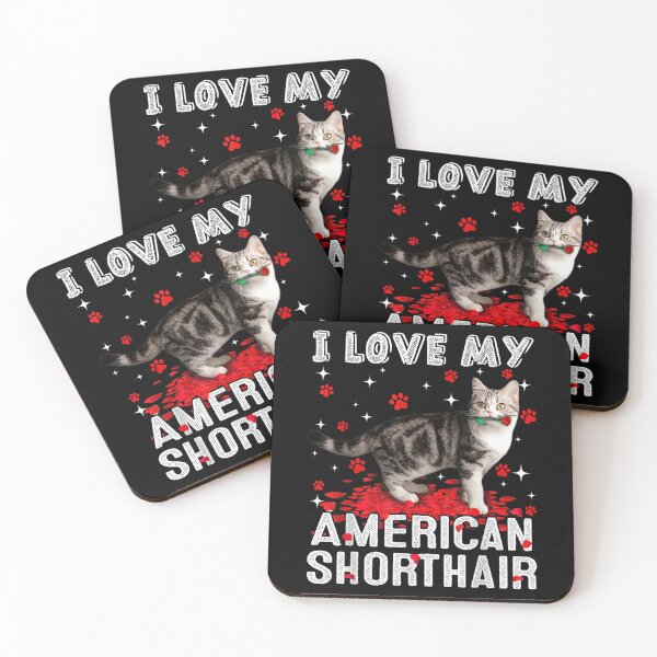 Item preview, Funny I Love My American Shorthair Valentine Cat Lover  designed and sold by aprilsav.
