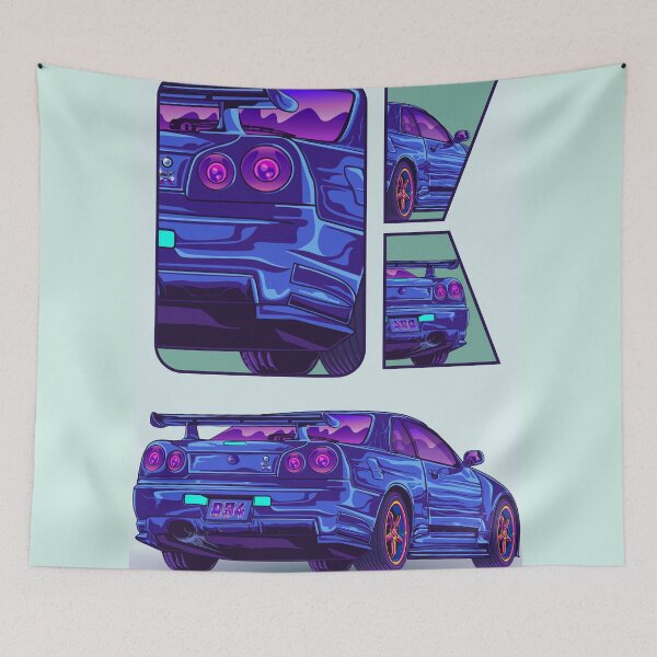 Item preview, Skyline Gtr R34 sport minimalist designed and sold by Ilhamqrov.