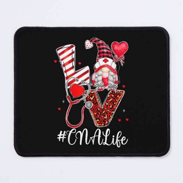 Item preview, Leopard Plaid Gnome Love Cna Life Nurse Valentines Day  designed and sold by amyadt77.