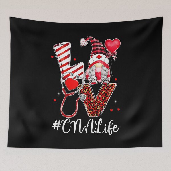 Item preview, Leopard Plaid Gnome Love Cna Life Nurse Valentines Day  designed and sold by amyadt77.