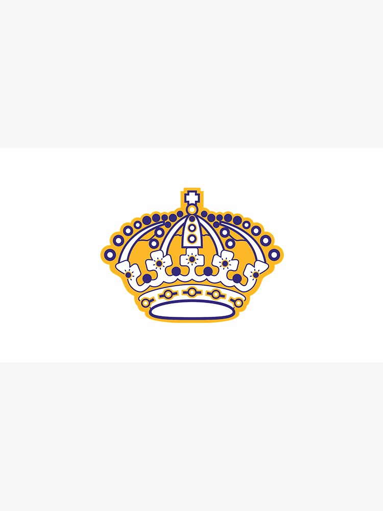 La Kings Retro Crown Logo Lightweight Hoodie | Pin