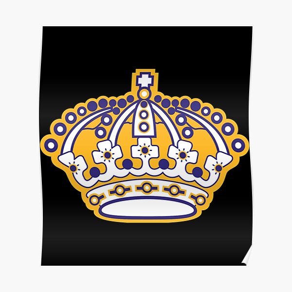 La Kings Retro Crown Logo Lightweight Hoodie Cap for Sale by cruzphil18