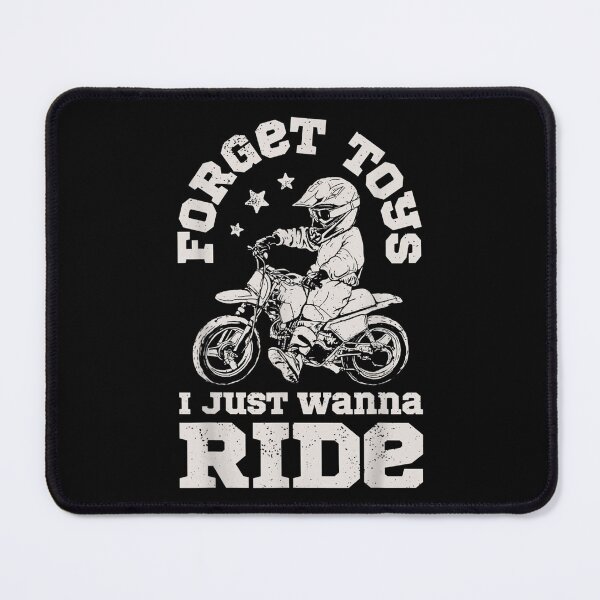 Item preview, Forget Toys I Just Wanna Ride Dirt Bike Rider Boys Motocross designed and sold by amyadt77.