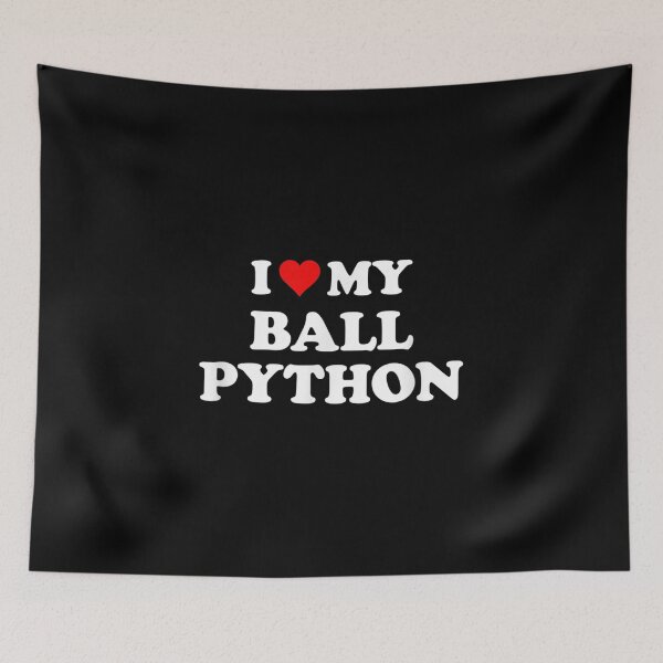 Item preview, I Love My Ball Python Funny Snake Reptile Lover  designed and sold by brita797.