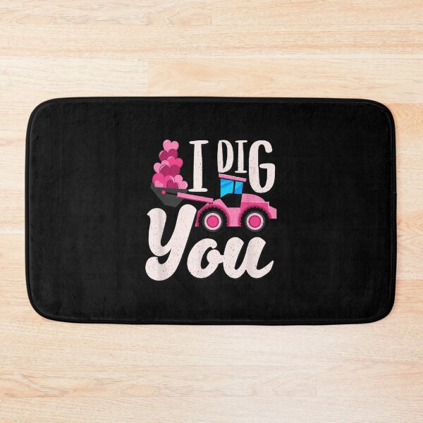 Item preview, Happy Kids Valentines Day Cute I Dig You Construction Hearts  designed and sold by amyadt77.