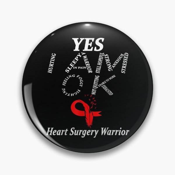 Item preview, Heart Surgery Warrior I'm Fine  designed and sold by aprilsav.
