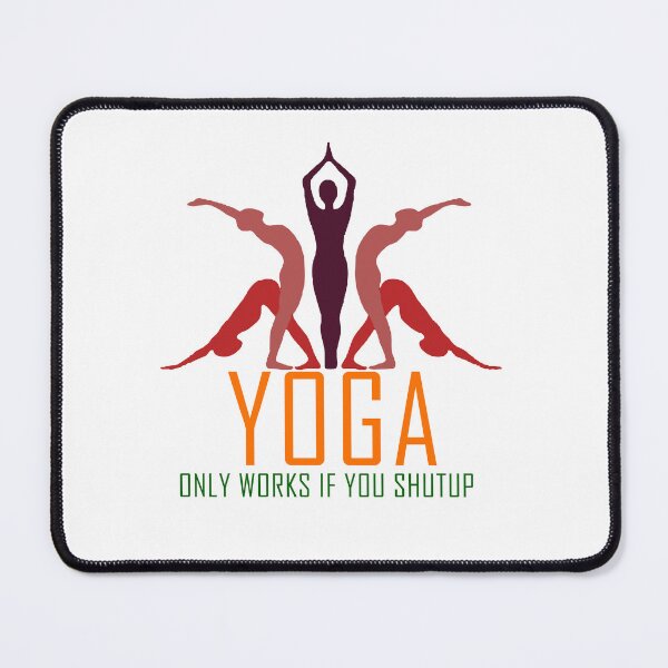 Item preview, T-shirt for boys and girls who loves yoga and meditation with printed with yoga only works if you shutup designed and sold by LTMARKETING.