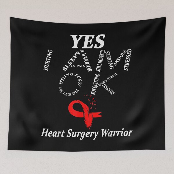 Item preview, Heart Surgery Warrior I'm Fine  designed and sold by aprilsav.