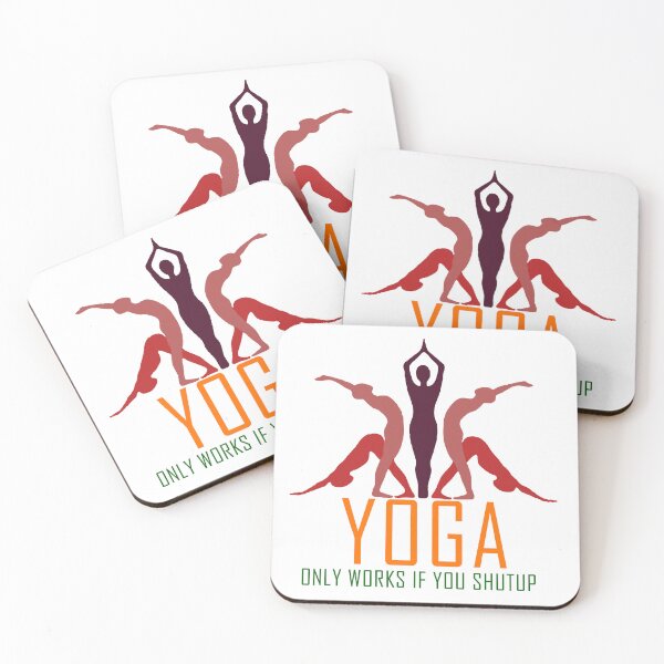 Item preview, T-shirt for boys and girls who loves yoga and meditation with printed with yoga only works if you shutup designed and sold by LTMARKETING.