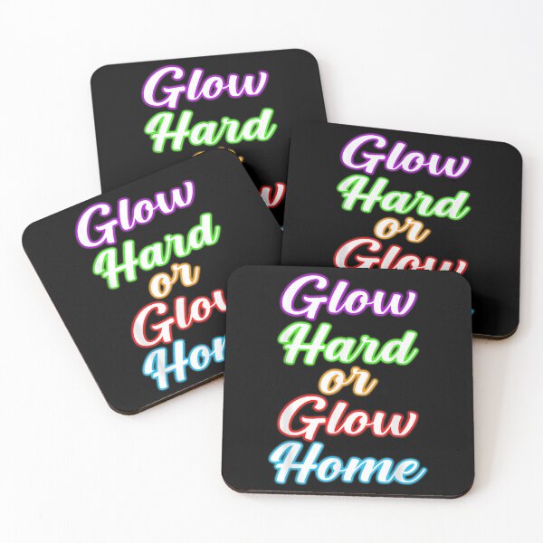 Item preview, Glow Hard Or Glow Home 70s 80s 90s Vintage Rainbow Women Men  designed and sold by aprilsav.
