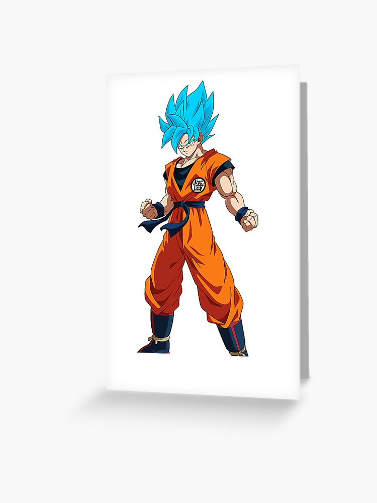 Goku SSJ Blue | Greeting Card