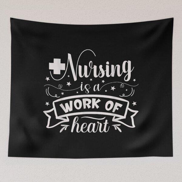 Item preview, Nursing Is A Work Of Heart Nurse  designed and sold by brita797.