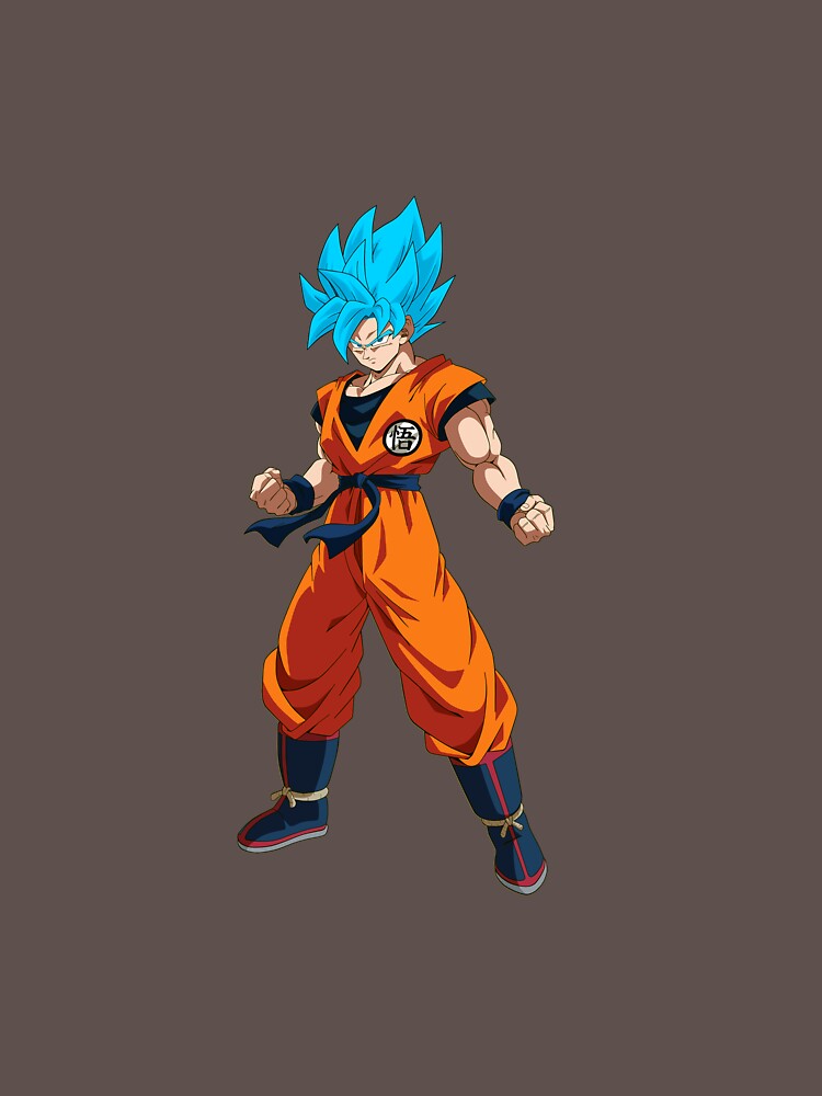 Goku SSJ Blue - Full Body Art Board Print by Quinjao