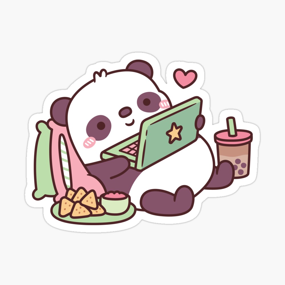 Cute tiny Anime panda stock illustration. Illustration of comic - 280618970
