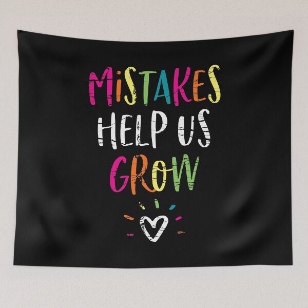Item preview, Mistakes Help Us Grow Growth Mindset Teacher designed and sold by Sara-Quinn.