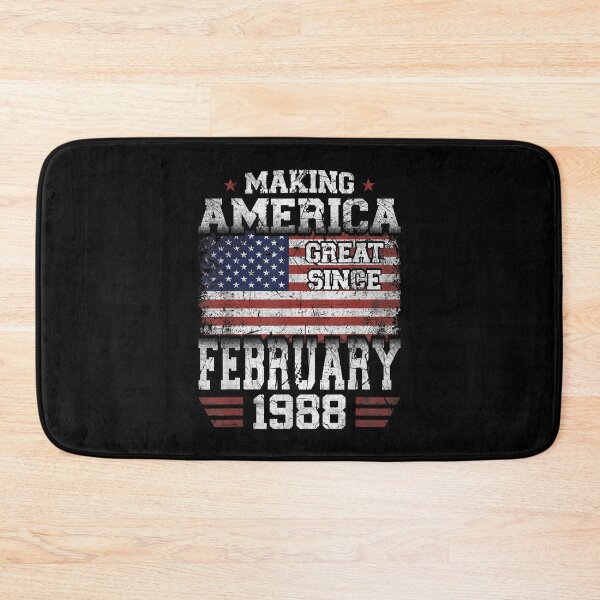 Item preview, February 1988 American Flag 34th Birthday Gifts 34 Yrs Old  designed and sold by aprilsav.
