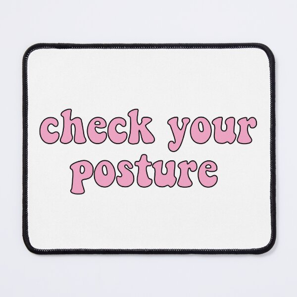 Item preview, check your posture designed and sold by cooolvibe.